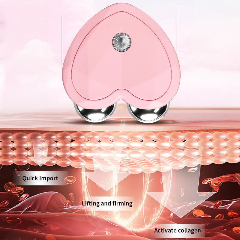 Massageador Facial Elétrico 3D com Microcorrente