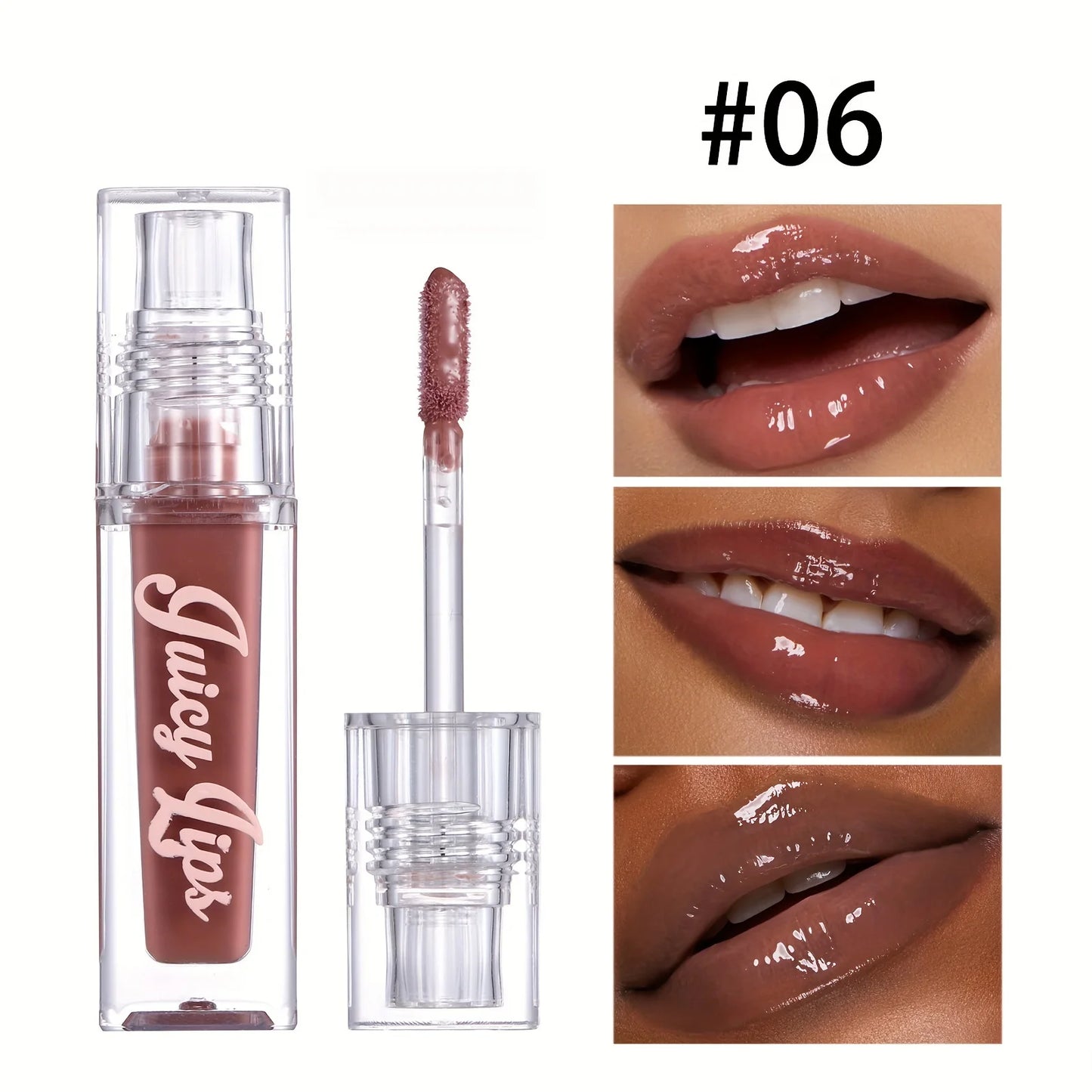 Óleo Labial Hidratante com Cristal - Gloss Preenchedor