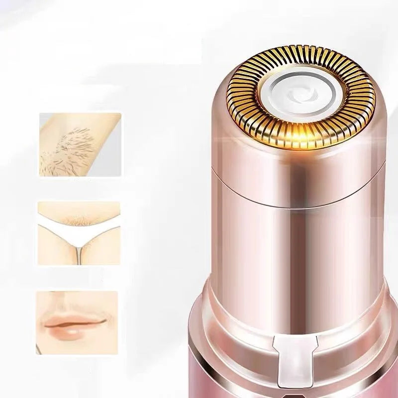 Depilador Elétrico Mini Portátil em Formato de Batom