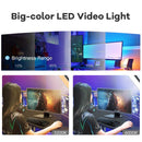 Luz de Videoconferência LED para Fotografia, Luz de Preenchimento Dimmable para Estúdio de Fotografia, Lâmpada de Preenchimento para Transmissão ao Vivo no Tiktok e Youtube