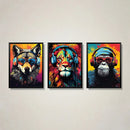 Conjunto moderno de 3 jogos Graffiti Wall Art Canvas Filho Irmão Presente Pintura Gamer Posters para sala de estar Meninos Quarto Home Decor