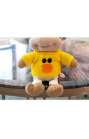 26 CM Simulação Animais de Gado Brinquedos de Pelúcia Cartoon Leite Vaca Boneca de Pelúcia Macio Suéter de Pelúcia Travesseiro de Vaca Brinquedo de Decoração de Casa