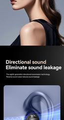 Novo Fone de Ouvido Bluetooth Sem Fio Inteligente com Tradução em Clip - Futuro Audiovisual com Tela Sensível ao Toque