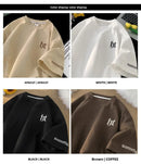 Hefty Walfr Checks Estilo Japonês Ins Camiseta de Manga Curta para Homens Primavera Verão Juventude Oversize Gola Redonda Meia Manga