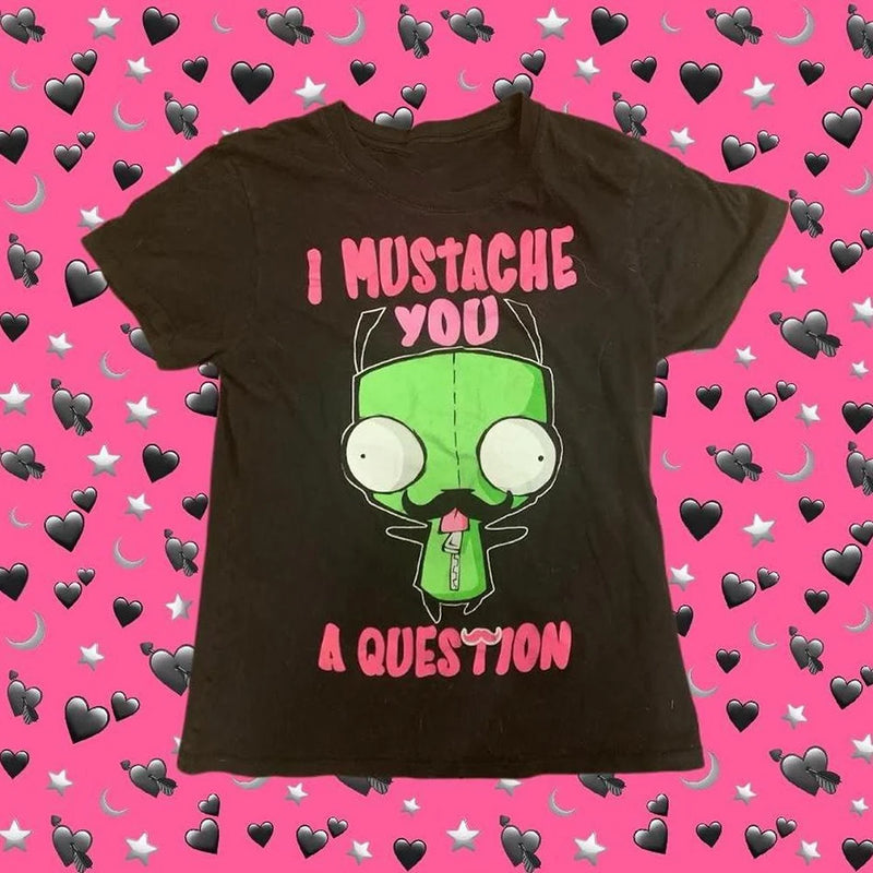 Y2k Tops para Mulheres 2023 Roupas Femininas Grunge Roupas Y2k Top 90s Roupas Vintage Camisetas Gráficas Camisetas Femininas Gótico Kpop Emo