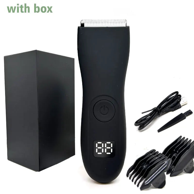 Aparador de Cabelo para Homens Áreas Íntimas Zonas Lugares Depilador Barbeador Elétrico Máquina de Barbear para Homem Barba Depilação Corte