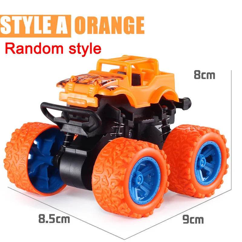 Puxe para trás o carro de brinquedo Rotação inercial do carro Veículo off-road com tração nas quatro rodas SUV Racing Power Car Toy CarGift para crianças