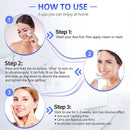 Dispositivo de Beleza para Pescoço EMS de 7 Cores Massageador Facial Lift Rejuvenescedor Removedor de Papada Anti-Rugas Massageador Facial com LED Fotônico para Firmar a Pele