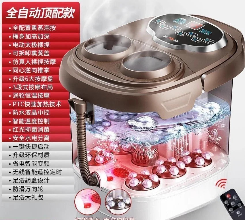 Banho de Pés com Fumigação Massageador