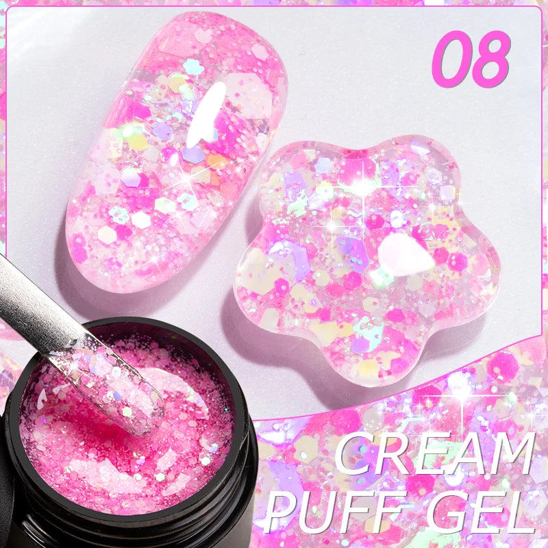 Solid Nail Tip Gel For Quickly Extend Nail Transparent 3D Modeling Carve Gel Soak Off UV Nail Art Gel Varnish 15ML Function Gel