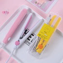 Nova Mini Prancha Alisadora de Cabelo Chapinha Ferro de Cerâmica Modelador de Cachos Para Cabelos Curtos Portátil Curling Dupla Função Cuidados com o Cabelo Para Viagem