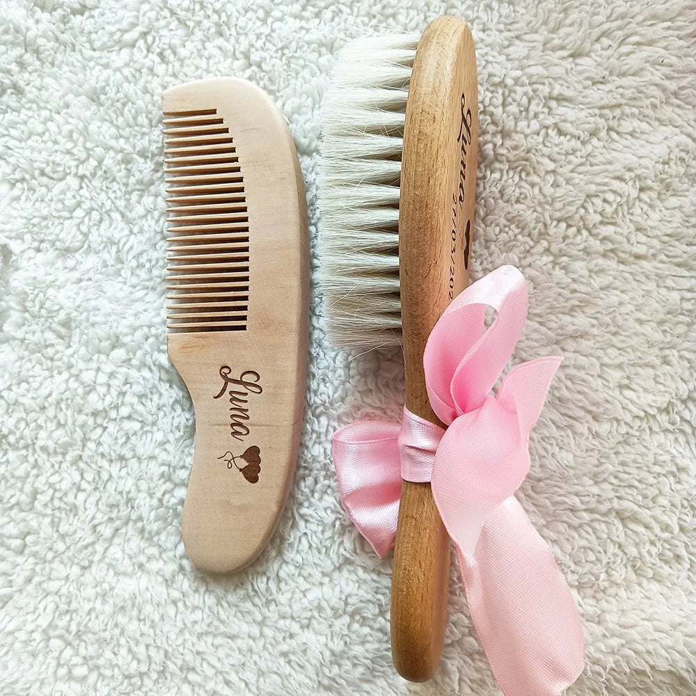 Escova de Cabelo para Bebê Personalizada