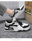 Novos Tênis Masculinos de Outono Sapatos de Plataforma Confortáveis Masculinos 2023 Tendência Lace-up Sapatos Vulcanizados Branco Tênis Casuais Tênis