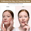 Dispositivo de Lifting Facial com Microcorrente EMS, Terapia de Luz LED, Reafirmação da Pele, Elevação Facial Elétrica, Vibrador e Massageador Facial Aquecido