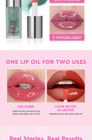 Gloss Labial Hidratante Beauty Glazed que Muda de Cor com a Temperatura, batom líquido de longa duração, gloss que aumenta os lábios, maquiagem para mulheres