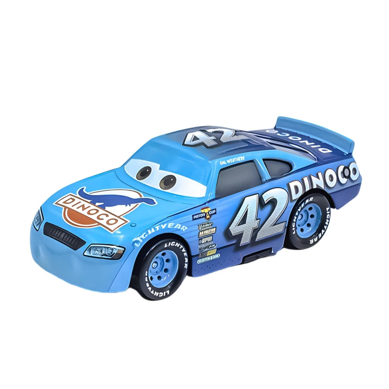Disney Pixar Cars 3 Lightning Mcqueen Smokey Chick Hicks Collection 1:55 Veículos Diecast Alloy Car Toys Modelo Para Crianças Presente