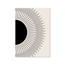 Cartaz abstrato Boho Matisse Preto Bege Dente-de-leão Impressão de Arte Sol Pintura em tela Moderna Imagem de parede Sala de estar Decoração de quarto