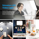 Luz de Videoconferência LED para Fotografia, Luz de Preenchimento Dimmable para Estúdio de Fotografia, Lâmpada de Preenchimento para Transmissão ao Vivo no Tiktok e Youtube