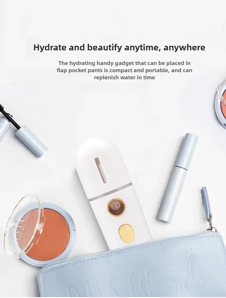 Mini Vaporizador Facial Nano Spray Hidratante