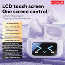 Novo Fone de Ouvido Bluetooth Sem Fio Inteligente com Tradução em Clip - Futuro Audiovisual com Tela Sensível ao Toque