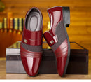 Oxford Sapatos Masculinos de Luxo Laca Sapato de Casamento Apontado Dedo Do Pé Sapatos de Vestido para Homens Clássicos Homens de Negócios Sapatos de Couro Tamanho Grande 38-48