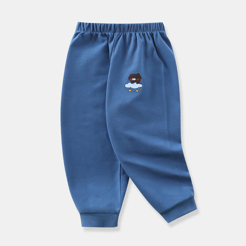 Nova Tendência Casual Bebê Crianças Meninos Meninas Calças Longas de Algodão Outono Calças Esportivas 1-6 Anos de Idade Calças Infantis Roupas Infantis