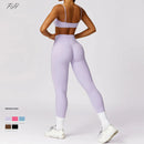 Sexy Fitness Treino Mulheres Conjunto de Ioga Treino Sem Costura Sportswear Roupas de Ginástica Sutiã Esportivo Top Leggings de Cintura Alta Ternos Esportivos