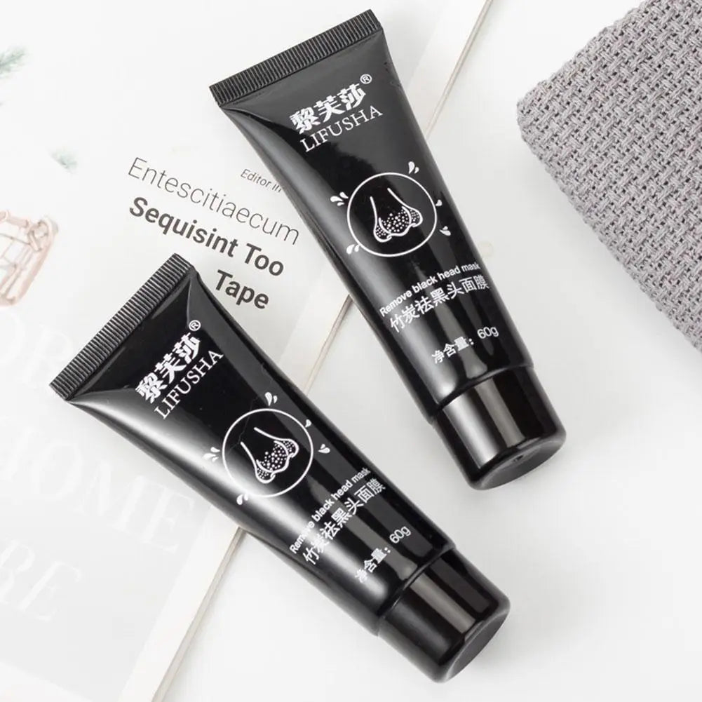 Máscara Facial de Lama com Carvão Vegetal de Bambu 60g