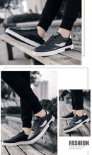 Homens brancos Calçados Esportivos Moda Homens Sapatos Casuais Homem de Couro Flats Conforto Resistente Tênis Casuais Masculinos Zapatillas De Hombre