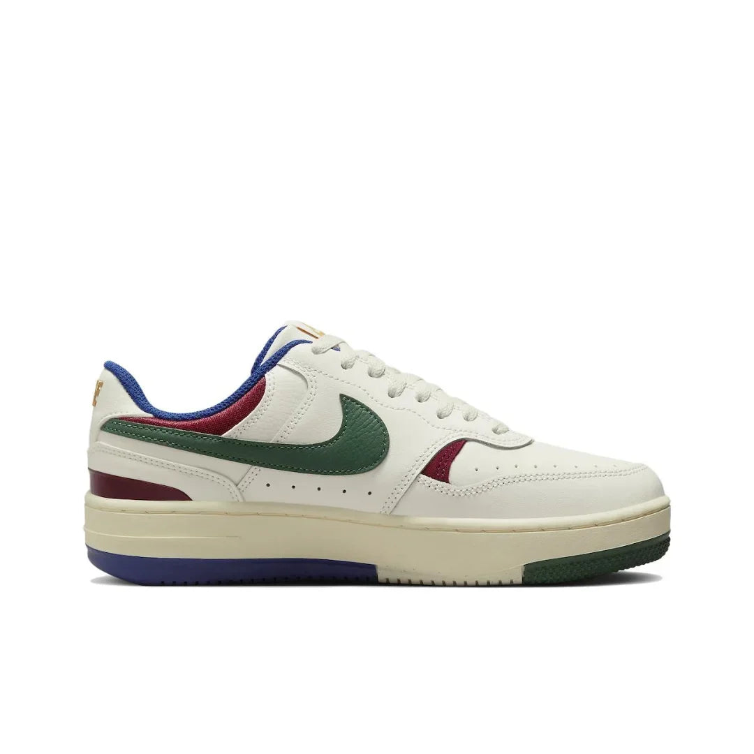 Nike branco verde colorway Gamma Force Sapatos de placa de baixa moda confortáveis antiderrapantes resistentes ao desgaste Modelos masculinos e femininos