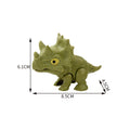 Brinquedos Modelo de Tiranossauro Triceratops de Dinossauro de Dedo Jurássico para Crianças Dinossauros Mordendo o Dedo Criativo Brinquedo Interativo Presente para Menino