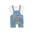 Roupas de Verão para Bebês e Meninos de Manga Curta Algodão Macio & Macacões Para Crianças Roupas Casuais para Meninos Roupas Diárias 0-3Y Roupas