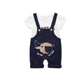 Roupas de Verão para Bebês e Meninos de Manga Curta Algodão Macio & Macacões Para Crianças Roupas Casuais para Meninos Roupas Diárias 0-3Y Roupas