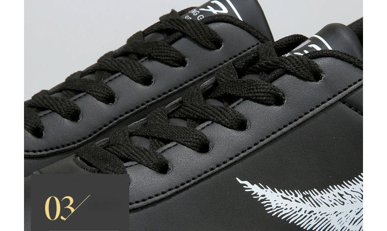 Homens brancos Calçados Esportivos Moda Homens Sapatos Casuais Homem de Couro Flats Conforto Resistente Tênis Casuais Masculinos Zapatillas De Hombre