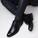 Primavera e Outono Britânico Casual Business Formal Sapatos de Couro Sapatos Masculinos Aumentando Sapatos Únicos Sapatos Sapatos Casuais Terno