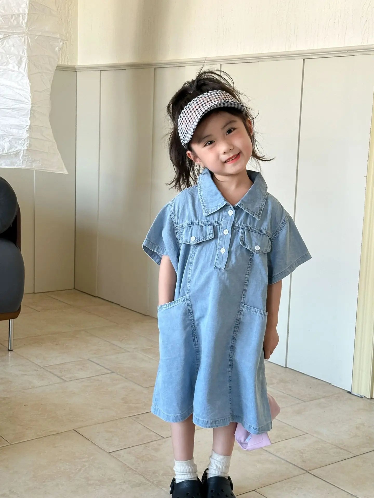 Roupas infantis 2025 verão novo terno jeans para menino ou vestido de menina casual roupas para irmão e irmã