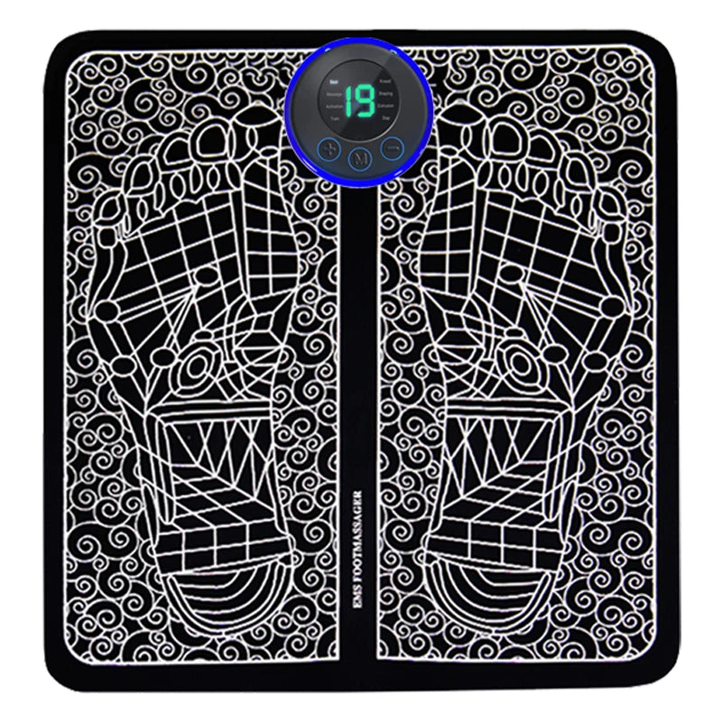 Massageador de pés elétrico Almofada de massagem muscular Treinador de relaxamento para massagem Fitness Esporte ao ar livre Casa Família Relaxar