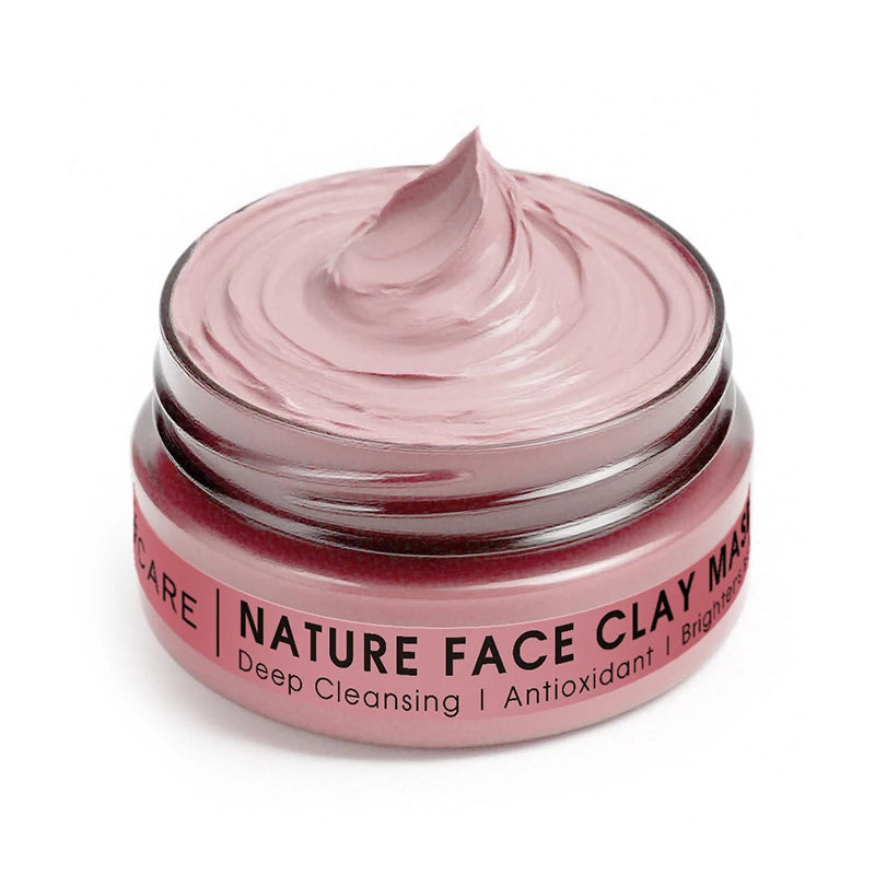 Máscara Facial de Argila com Cúrcuma e Vitamina C para Limpeza Profunda e Hidratação, Cuidados com a Pele, Máscara Facial para Remoção de Cravos e Limpeza de Poros