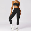 Sexy Fitness Treino Mulheres Conjunto de Ioga Treino Sem Costura Sportswear Roupas de Ginástica Sutiã Esportivo Top Leggings de Cintura Alta Ternos Esportivos