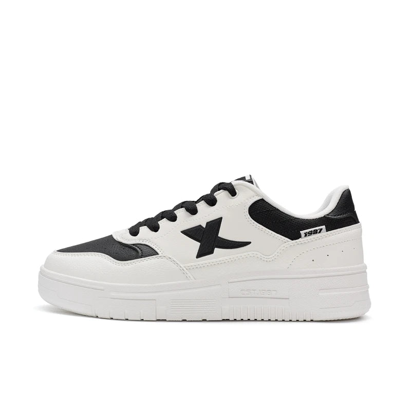 Xtep Homens Sapatos de Skate Antiderrapante Casual Branco Casal Tênis de Skate Masculino Feminino Sapatos de Marca de Luxo 881219319851