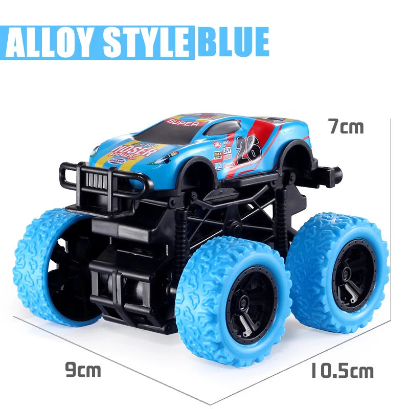Puxe para trás o carro de brinquedo Rotação inercial do carro Veículo off-road com tração nas quatro rodas SUV Racing Power Car Toy CarGift para crianças