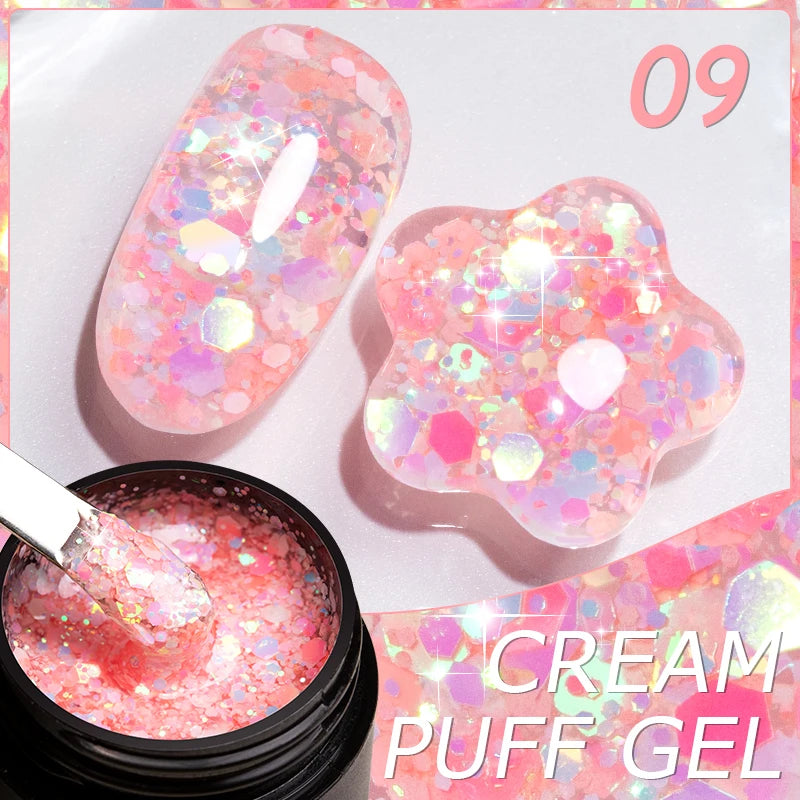 Solid Nail Tip Gel For Quickly Extend Nail Transparent 3D Modeling Carve Gel Soak Off UV Nail Art Gel Varnish 15ML Function Gel
