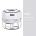 Mini triturador de alho elétrico sem fio 100ml / 250ml Picador portátil Carregamento USB Gengibre Pimentão Máquina de espremer vegetais Cozinha