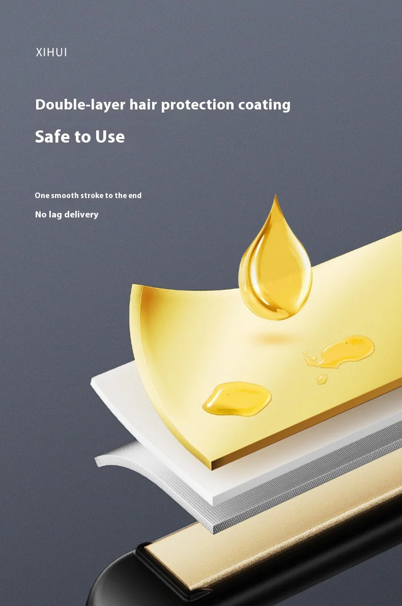 Mini Chapinha e Modelador 2 em 1 - Cerâmica, Aquecimento Rápido 140-220°C - Prancha Portátil para Cabelos Curtos e Viagens