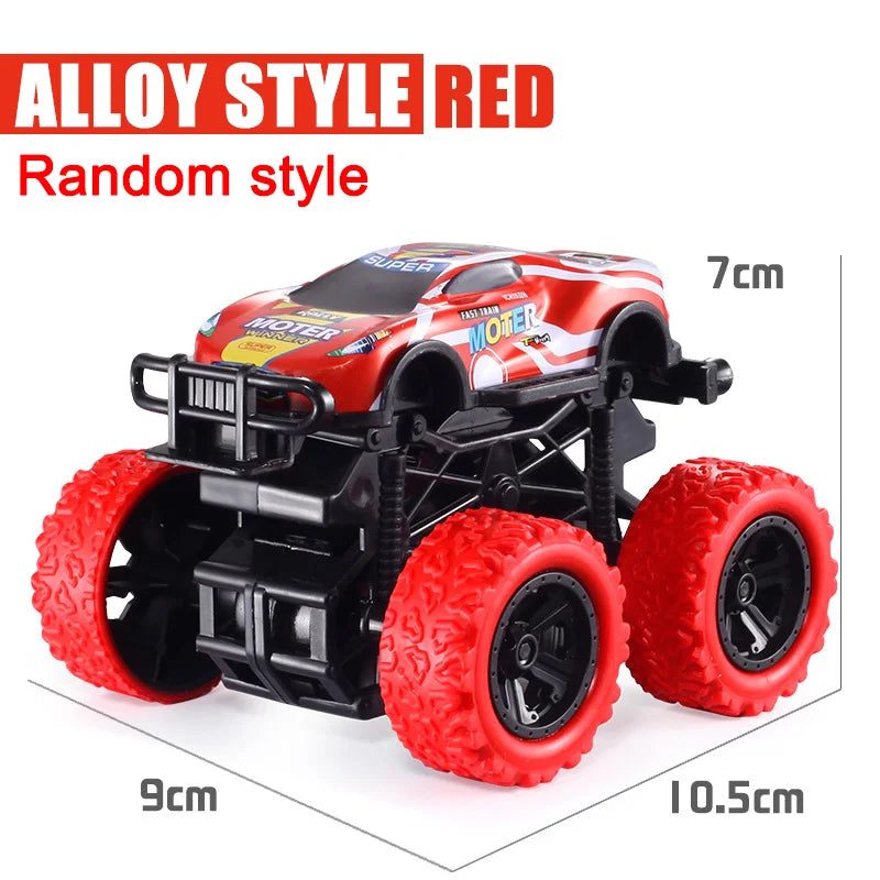 Puxe para trás o carro de brinquedo Rotação inercial do carro Veículo off-road com tração nas quatro rodas SUV Racing Power Car Toy CarGift para crianças