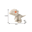 Brinquedos Modelo de Tiranossauro Triceratops de Dinossauro de Dedo Jurássico para Crianças Dinossauros Mordendo o Dedo Criativo Brinquedo Interativo Presente para Menino