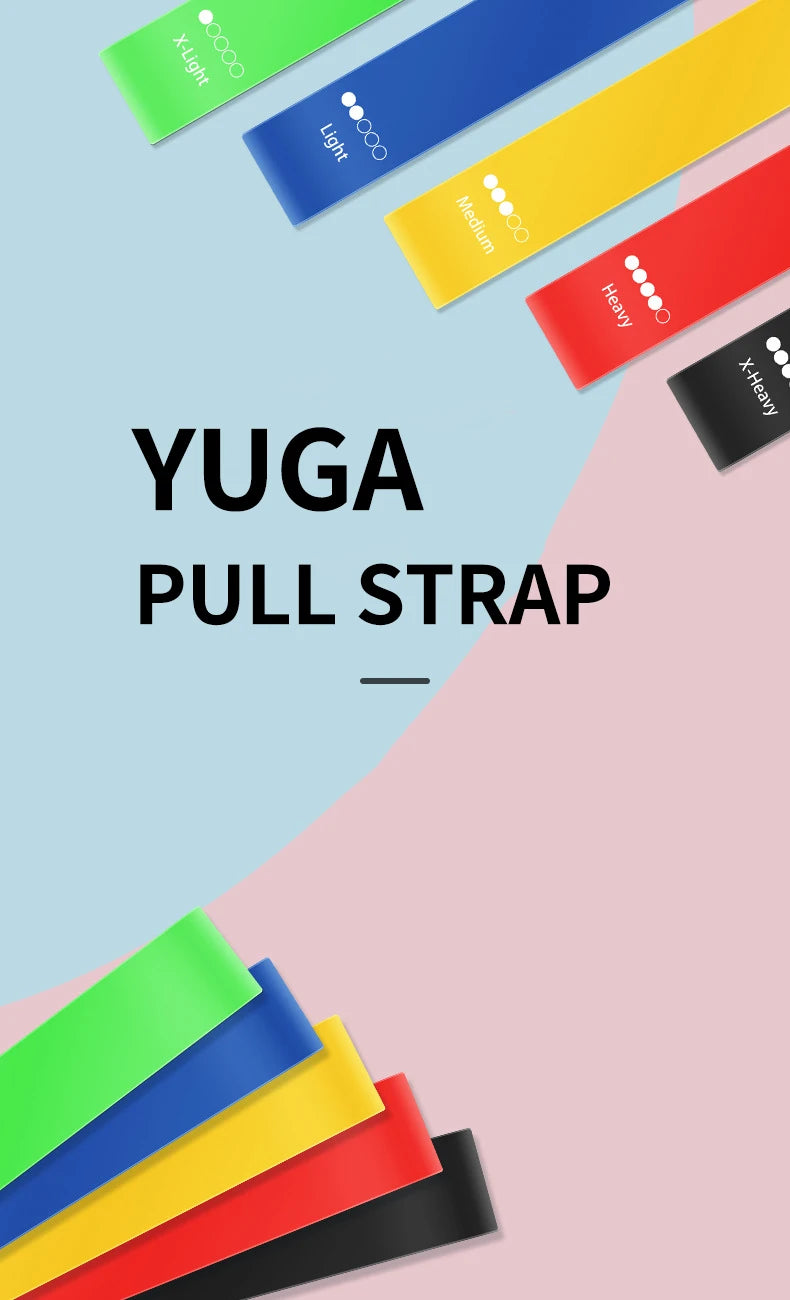 Elástico de Fitness, Banda de Resistência, Exercício de Yoga, Treinamento na Academia, Esportes, Anel de Fitness, Crossfit, Bandas de Resistência