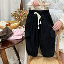 Calças para Bebês Meninos e Meninas 2024 Macacão de Bebê Simples para Meninos Legais Primavera e Outono Crianças Roupas Infantis Inferiores