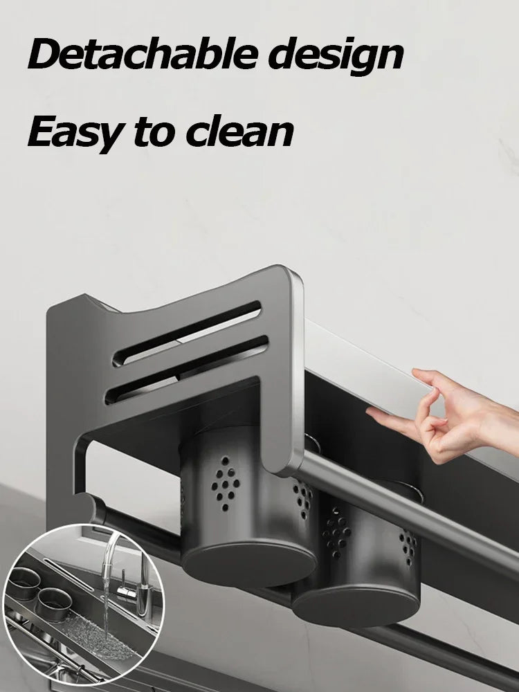 Multifunctional Storage Rack Cutting Board Holder Wall Spice Rack Utensils  for Kitchen Seasoning Rack Spoon Holder Organize