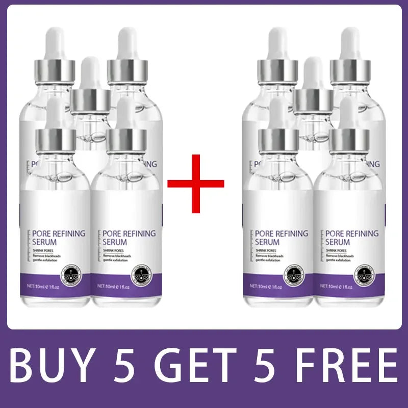 Poro Shrinking Serum Remoção de Rosto Grandes Poros Aperto Reparação Facial Poro Minimizando Essência Cuidados com a Pele Beleza Pele Firme